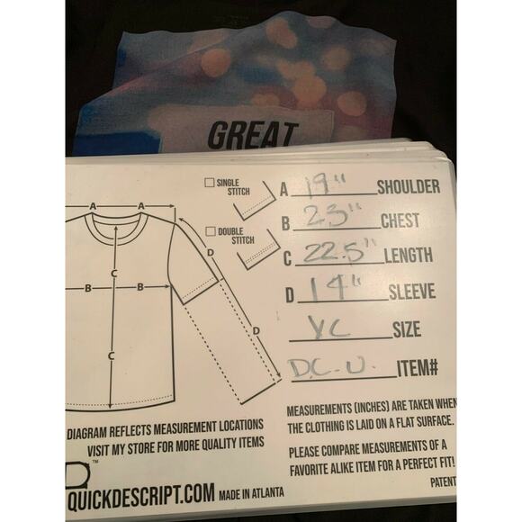 Don’t Look Back semi sheer black front print T Shirt size XL - Picture 6 of 7